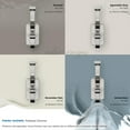 thumbnail image 6 of Amerock Alder Transitional Double Prong Polished Chrome Wall Hook, 6 of 9