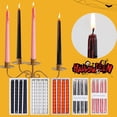 thumbnail image 2 of 4 Blood Halloween Bleeding Taper Candles Gothic Dripping Candles Set of Wax Long Pillar Candle Sticks for Spooky Dinner Party Table Centerpiece Decor，E, 2 of 3