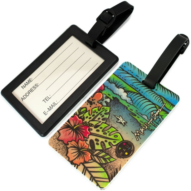 MAUI AND SONS Maui and Sons Surfer Collection Luggage Tag Pair