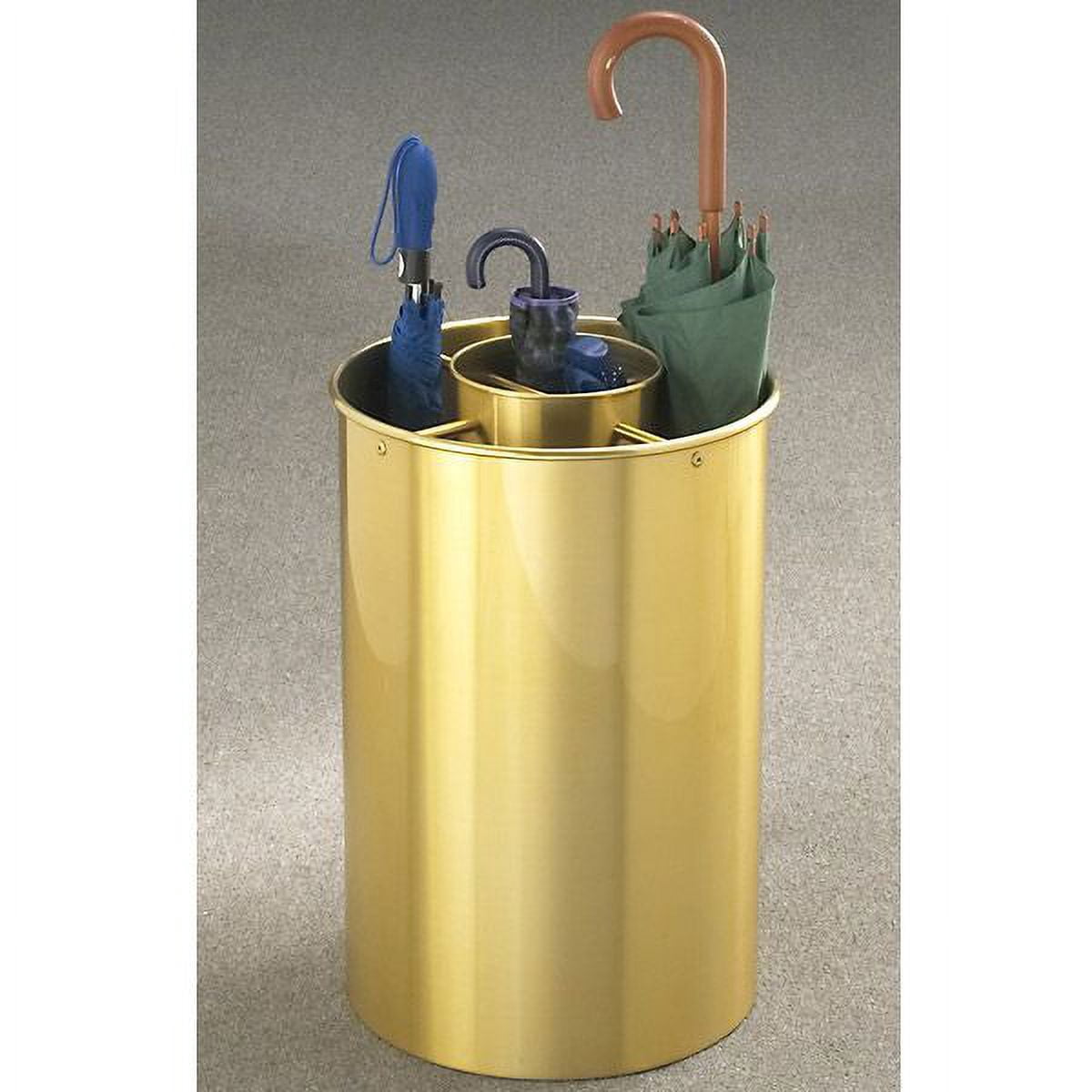 Kegworks Glaro Combination Standard & Tote Size Umbrella Cylinder - Satin Aluminum