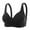 Black, variant on Loopsun Plus Size Bras for Women, Woman Color Thin and Steel Hoop Gathered Breathable Underwear for Daily Bras Gray M