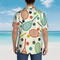 thumbnail image 6 of Haiem Racket and Tennis Ball Printed Hawaiian Shirt for Men - Men’s Casual Beach Summer Shirts - Stretch Fabric with Modern Fit-Small, 6 of 9