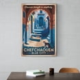 thumbnail image 6 of Motivational Chefchaouen Blue City Poster Retro Travel Inspirational Vintage Wall Art for Home Office Living Room Print Poster, 6 of 8