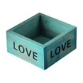 thumbnail image 1 of Cute Love Letter Printed Wooden Box Container Succulent Planting Pot Photo Prop, 1 of 9