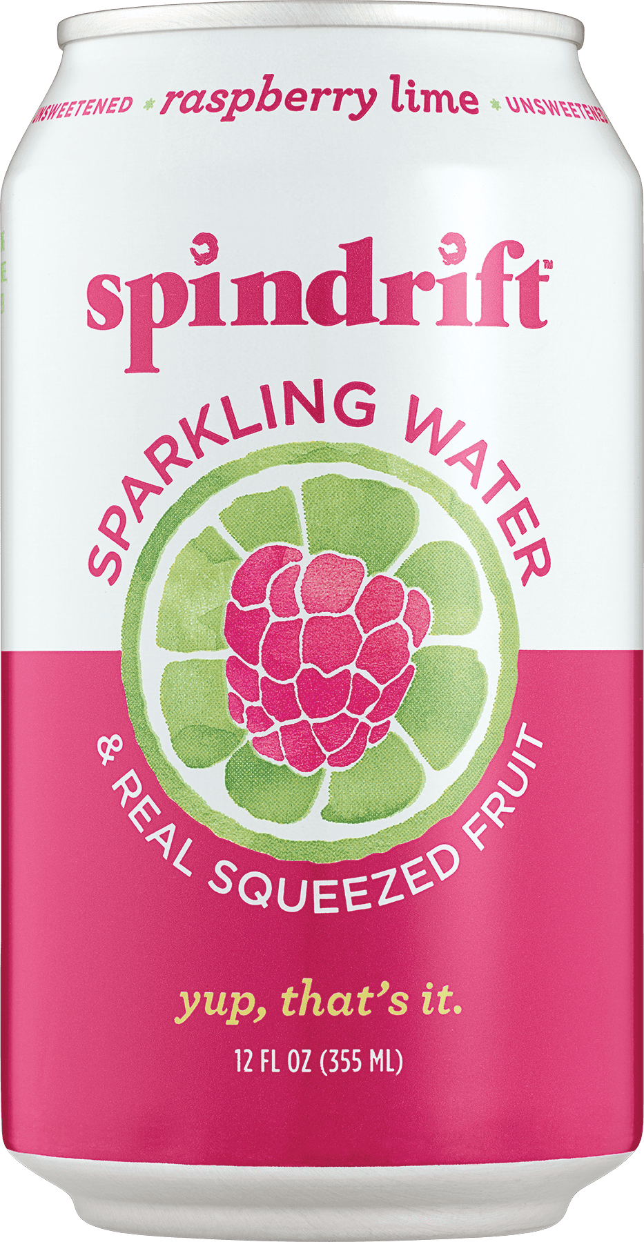 Spindrift Raspberry Lime Sparkling Water, 12 Fl. Oz. Cans (Case of 24