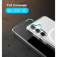 thumbnail image 4 of Encased 2-in-1 for Samsung Galaxy S25 Plus Phone Case (Compatible with MagSafe) with Magnetic Wireless Charger Included (Clear), 4 of 7