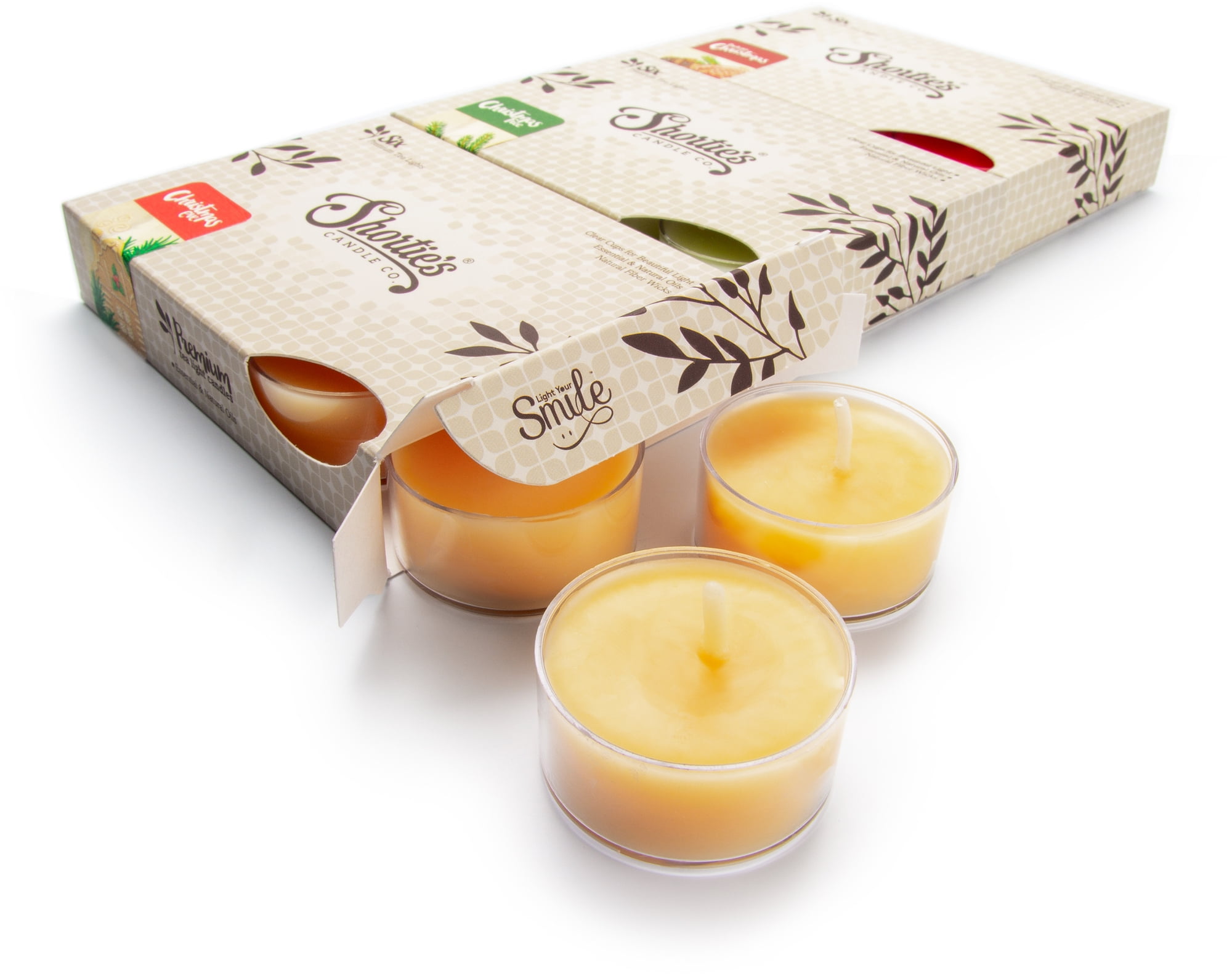 Christmas Tealight Candles Variety 3 Pack (18 Highly Scented Tea Lights) Dicken's Christmas