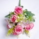 thumbnail image 5 of Uuiauoio Rose Artificial Flower Realistic Faux Silk Roses Fake Flowers Bouquets Arrangements Decor for Wedding Spring Mother's Day, Home Table Decorations, Flower, 5 of 7