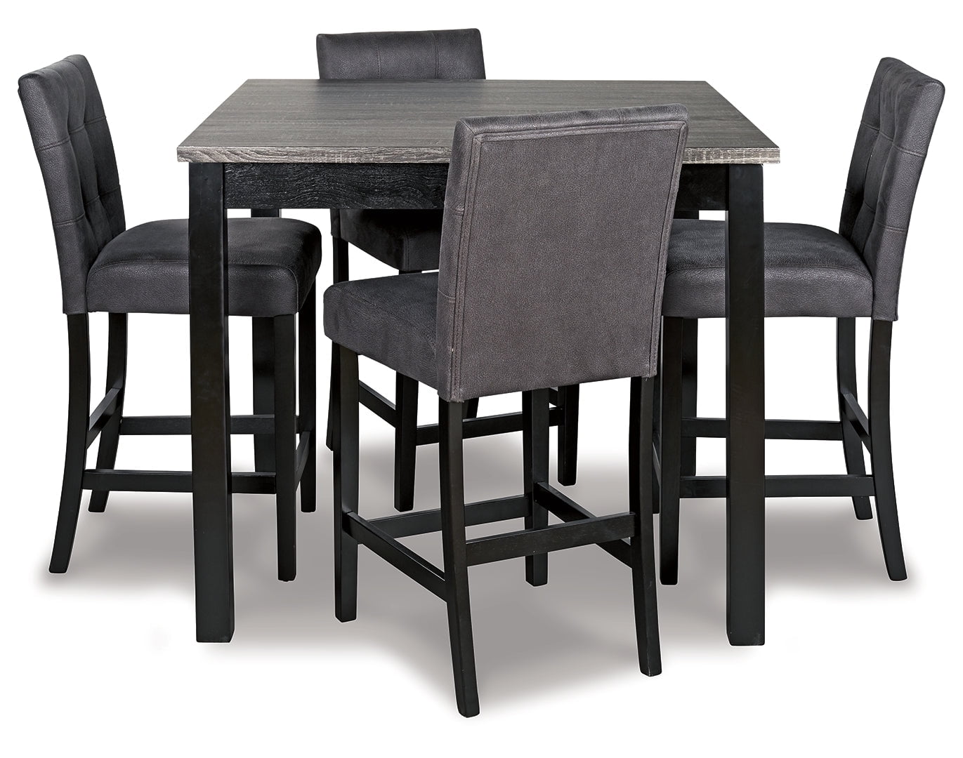 Garvine Counter Height Dining Table and Bar Stools (Set of 5)
