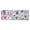 Purple Gothic Cat, variant on Purple Gothic Floral Pattern Kitchen Rug Mat,Kitchen Runner Rugs Non Skid Washable,Decorative Kitchen Floor Mats for Kitchen,Sink,Laundry,17"x47.2"