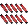 thumbnail image 1 of Pseqt 10 piezas de luces LED de tira de roca Exterior del automóvil Underglow Wheel Fender Well Kits de iluminación a prueba de agua para carrito de golf Wrangler Silverado Offroad Truck Rv Feliz Sencillez, 1 of 5