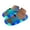 Blue, variant on Kids Slippers Light Up LED Flashing Glowing Sandals Non Slip Soft Slide Sandals Cute Cartoon Indoor Outdoor Beach Slides Boys Girls