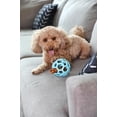 thumbnail image 3 of Juguete Bola de Rompecabezas JW Pet Azul Hule Natural Mediano para Perro, 3 of 5