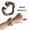 D, variant on Realistic Cobra Snake Bracelet, Adjustable Flexible Plastic Animal Wristband for Costume Prank Prop Accessory