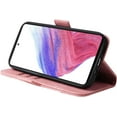thumbnail image 3 of Samsung Galaxy A53 5G Wallet Case,PU Leather Folio Kickstand Card Slots Cover for Galaxy A53 5G,Book Folding Flip Case,Protective Cover for Samsung Galaxy A53 5G,Pink, 3 of 12
