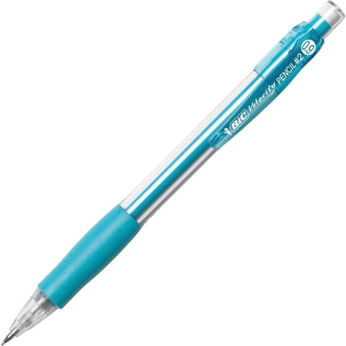 BIC Mechanical Pencils #2 Lead - 0.9 mm Lead Diameter - Refillable - Turquoise Barrel - 12 / Dozen