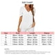 thumbnail image 3 of Bienvenido Camiseta casual de manga corta con cuello en V para mujer, color blanco, L, 3 of 3
