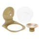 thumbnail image 3 of Cuenco Colgante Para Comida Para Serpientes, Lagartos, Ranas Con Cuernos, Opciones De Lavabo Simple/doble Con Diseño Transparente, Plástico Duradero, 3 of 8