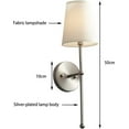 thumbnail image 2 of Wall Lights Battery Operated Sconce Set of 2，not Hardwired Fixture,Battery Powered Wall Sconce with Remote Dimmable Light Bulb,Easy to Install Not Wires,for Bedroom, Lounge, Farmhouse, 2 of 7