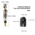thumbnail image 4 of 6Pcs Bicycle Presta Valve Cores Detachable Tire Valve Core for Mountain Bikes, 4 of 9