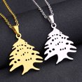thumbnail image 4 of fastboy Statement With Style Lebanon Map Pendant Necklace For Unique Look Gift Idea Lebanon Map Pendants Necklace Necklaces Silver, 4 of 6