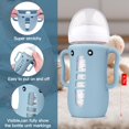 thumbnail image 3 of Funda de silicona para biberón con asas para Avent, 240 ml, 3 of 7