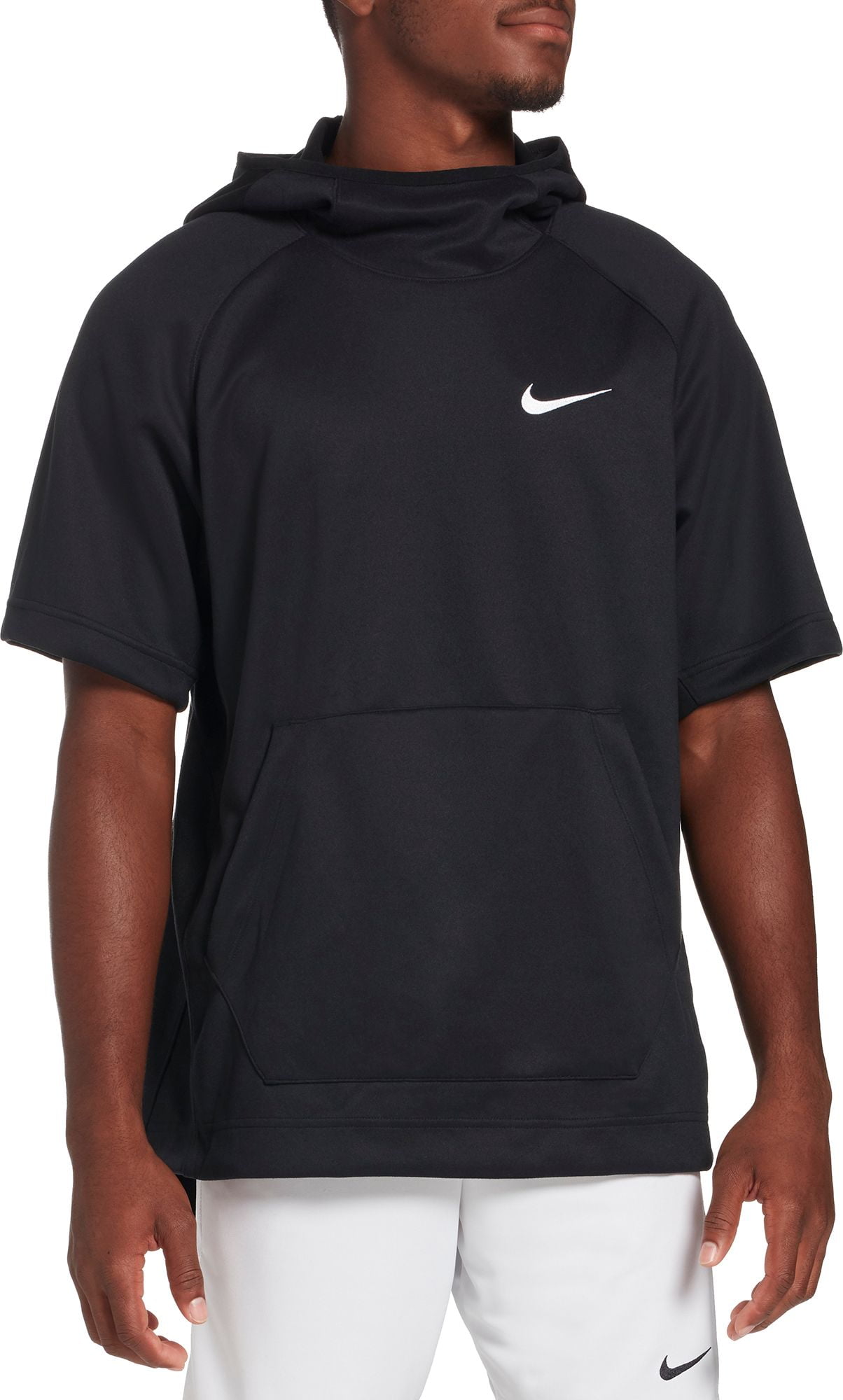 nike spotlight short sleeve hoodie