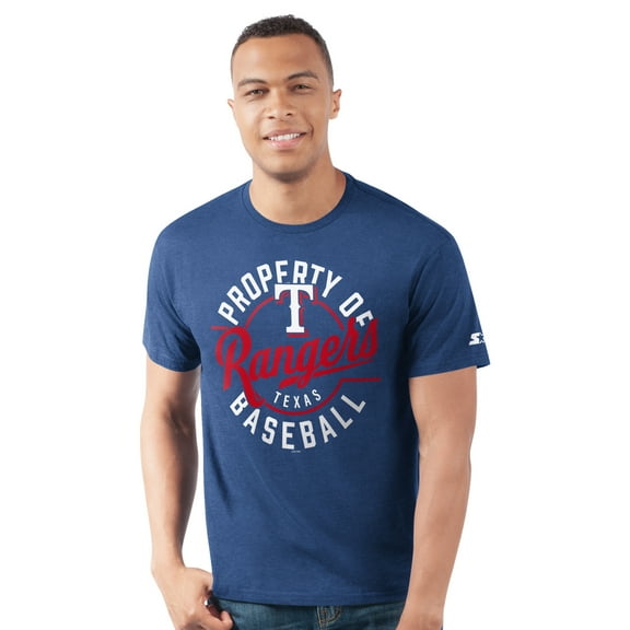 Men's Starter Royal Texas Rangers Prime Time Property Of T-Shirt