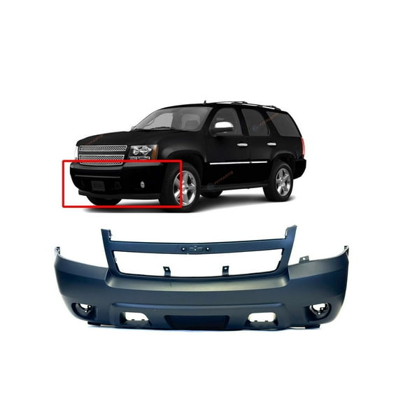 DCP Front Bumper Cover for 2007-2014 Chevy Chevrolet Avalanche, Suburban, Tahoe