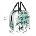 thumbnail image 3 of Easygdp Not All Who Wander Are Lost1 Bolsa Térmica Premium - Tela Oxford Impermeable, Gran Capacidad, Bolsillo Frontal, Unisex para Trabajo, Escuela, Actividades al Aire Libre y Picnics, 3 of 8