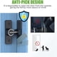 thumbnail image 3 of Incuietoare usa hambar, Aliaj, Negru, 3 of 6