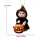 thumbnail image 3 of Colgante Plano de Calabaza para Coche de Acrílico | Adorno Ligero 2D para Llavero | Accesorio Elegante para Vehículos | Regalo Perfecto para Amantes de Los Coches | Bolso Multiusos y Decoración de In, 3 of 6