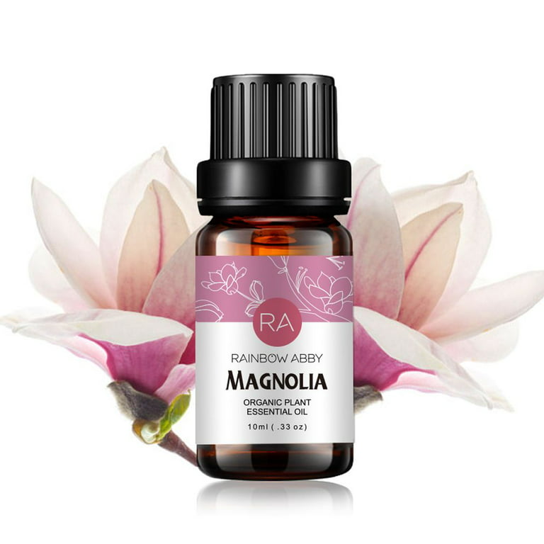 Miyuki Magnolia Essential Oil Organic Plant & Natural 100% Pure Magnolia  Oil for Diffuser, Humidifier, Massage, Skin & Hair Care - 10ml