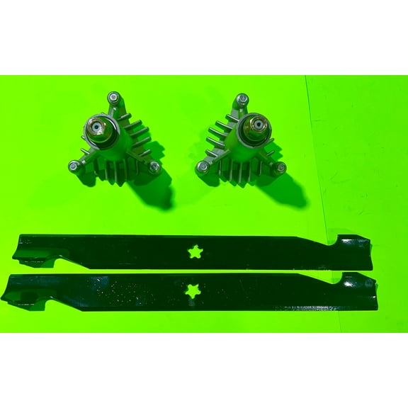 42" Deck Riding Mower Spindles and High Lift Blades Combo