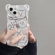 thumbnail image 1 of Cute Bear With Lanyard Phone Case For iPhone 14 13 11 12 Pro Max XS X XR 8 7 14 Plus Cartoon Cat Soft TPU Cover Bumper xuanjing unisex, 1 of 2