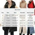 thumbnail image 4 of Women's Thin Down Vests Winter Hooded Collar Sleeveless Outerwear Slim Light Pocket Zipper Thermal Down Tops Red L, 4 of 9