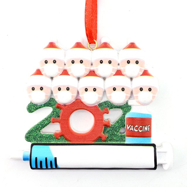 Árbol De Navidad De Resina Diy, Nombre Escrito A Mano, Decoración De Árbol De Bendición, Decoración De Árbol De Navidad, Cubierta Facial, Colgante De Muñeco De Nieve Scienceny HA044549-09