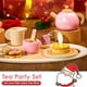 thumbnail image 3 of Set de fiesta de té BUYGER Pretend Play Princess para 3 a 6 años, 3 of 6