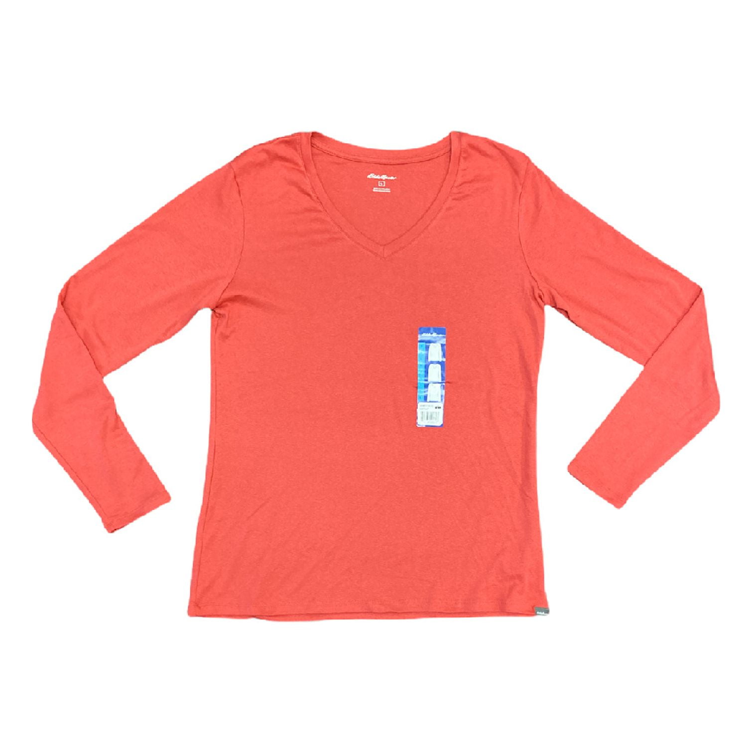 Eddie Bauer Women's Long Sleeve V-Neck Cotton Modal Blend T
