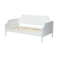thumbnail image 4 of Baxton Studio Mariana Classic and Traditional White Finished Wood Full Size Daybed, 4 of 7