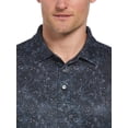 thumbnail image 3 of Ben Hogan Men's and Big Men’s All-over Confetti Print Golf Polo Shirt, up to Size 5XL, 3 of 4