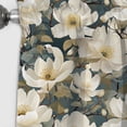 thumbnail image 3 of Designart "Rose Garden In White And Green" Floral Blackout Curtain Panels, 3 of 4
