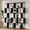Black, variant on DIYART White 5-Tier Geometric Bookcase, S-Shaped Modern Bookshelf set of 2