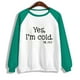 thumbnail image 4 of ICHUANYI Clearance Fashion Woman Long Sleeve Round Neck Printing Blouse Causal Pullover Tops(Mint Green, L) ICHUANYI WER2023081203058, 4 of 5