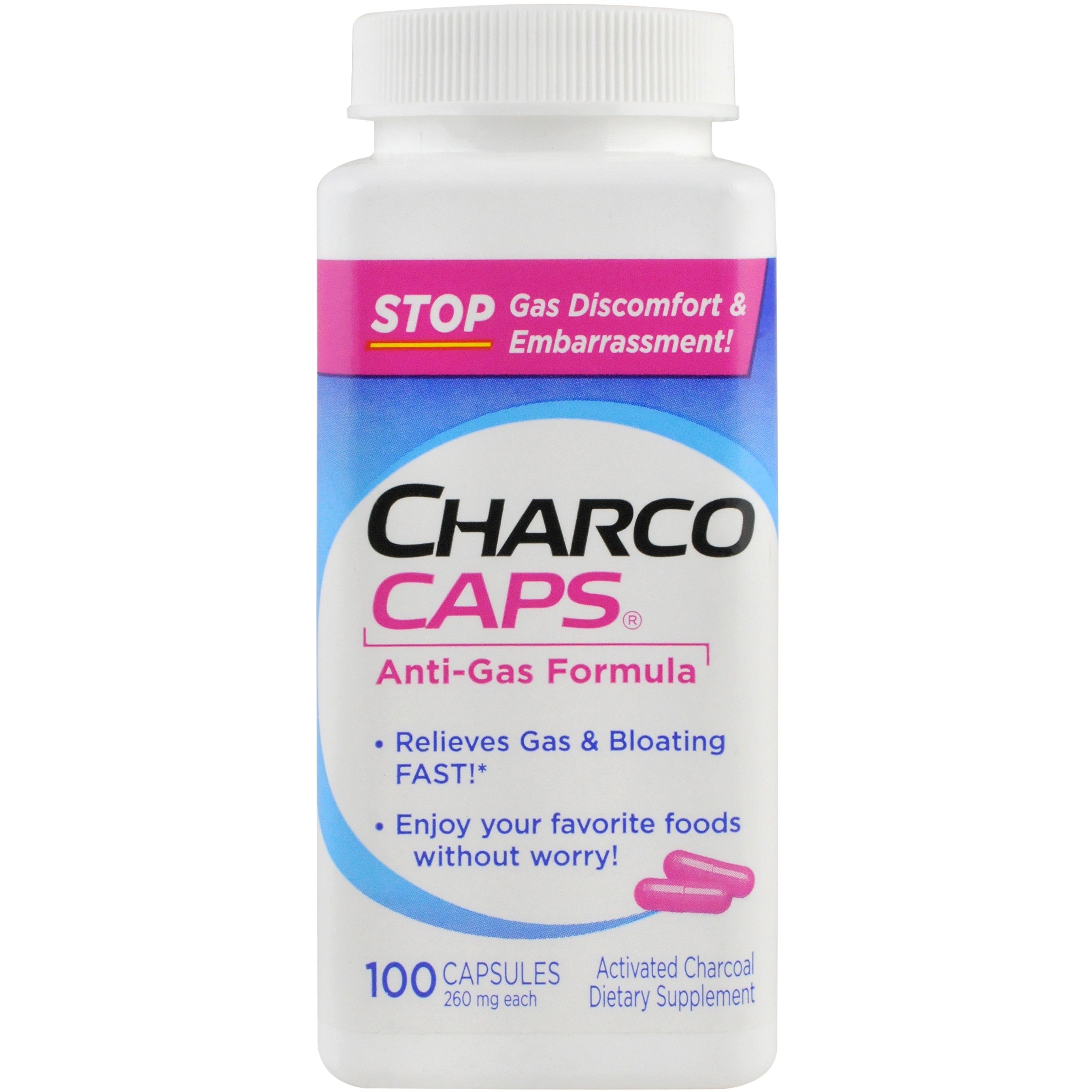 CharcoCaps Capsules, 100 Ct