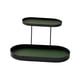 thumbnail image 2 of Double Layer Iron Storage Tray Organizer, Jewelry Perfume Makeup Display Rack, Tabletop Countertop Bathroom Kitchen Shelf, Decorative Metal Holder for Cosmetics Accessories Rings Earrings Keys, 2 of 7