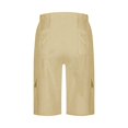 thumbnail image 6 of HKYNLAG Bermuda Cargo Shorts for Women Knee Length Casual Wide Leg High Waisted Hiking Work Summer Shorts with Pockets Khaki M, 6 of 6