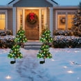 thumbnail image 4 of Yhmxh Solar Christmas Tree Lights Decorations, Christmas Outdoor Waterproof Xmas Tree Pathway Stake Lights with 20 LED, Christmas Solar Stake Lights Cemetery Christmas Tree for Garden/Patio/Lawn/Yard, 4 of 6