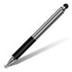 thumbnail image 1 of Lápiz óptico Stylus Pen Lápiz de pantalla táctil universal Lápiz de capacitancia de doble cabeza Lápiz capacitivo duradero portátil para teléfono / tableta Gris Abanopi  Lápiz óptico, 1 of 6