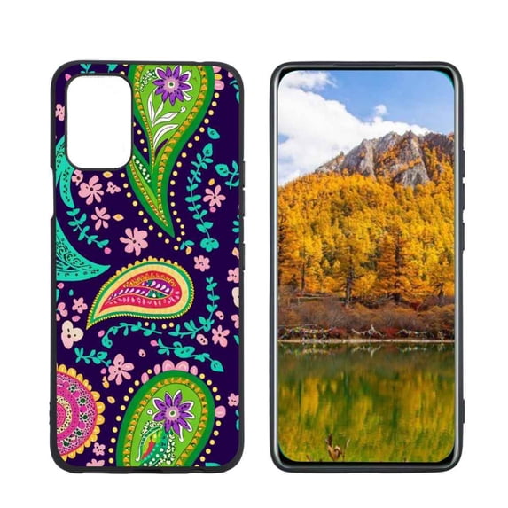 Boho-Colorful-Paisley-MagSafe-s-Floral-Pretty-Aesthetic-and-max Phone Case, Degined for LG K62 Case Men Women, Flexible Silicone Shockproof Case for LG K62